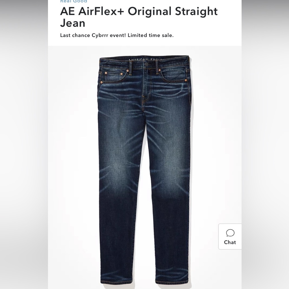 American eagle next level flex size 34/34 original straight